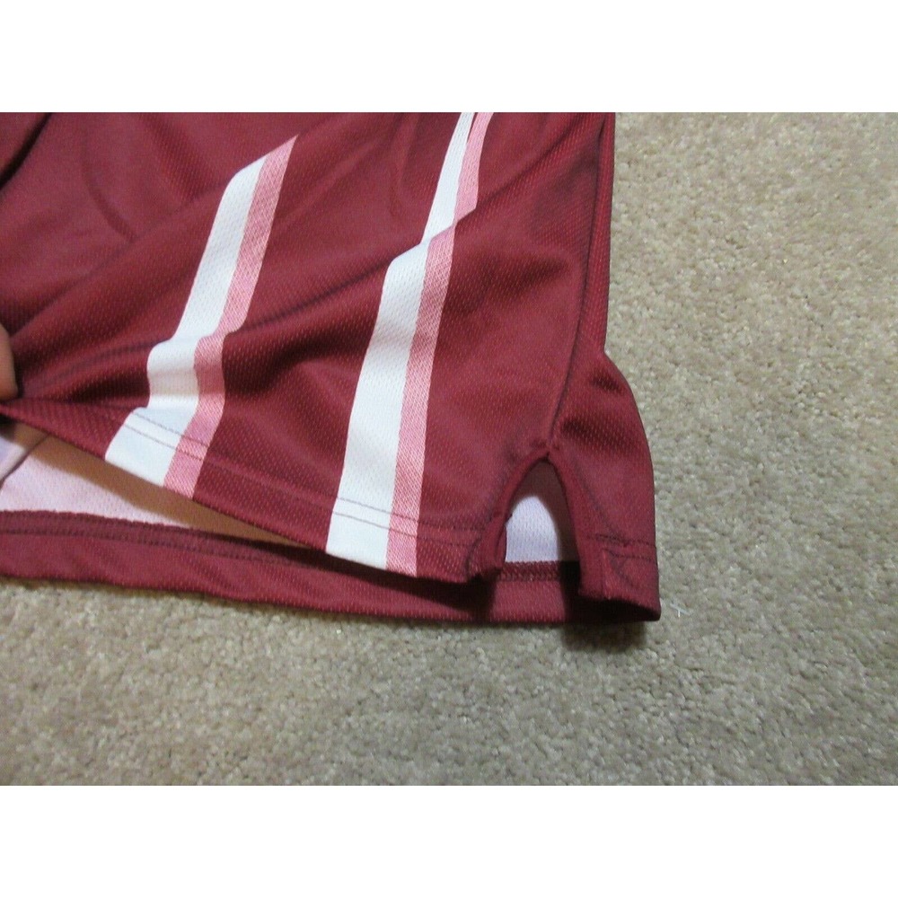 New Vintage Dynamic Team Sports Adult Mens Maroon Small S Polyester Shorts 90s View 4